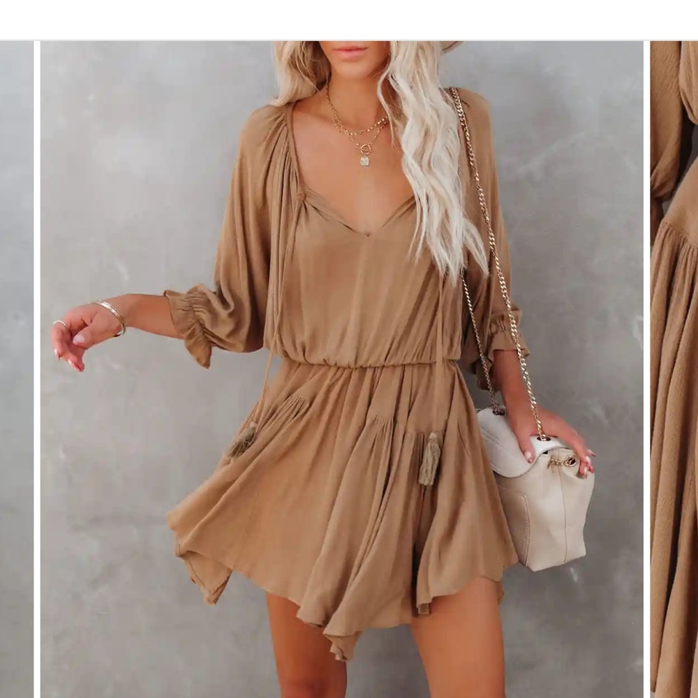 Boho dress from VICI rust